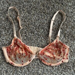 Smaller spooky red bra